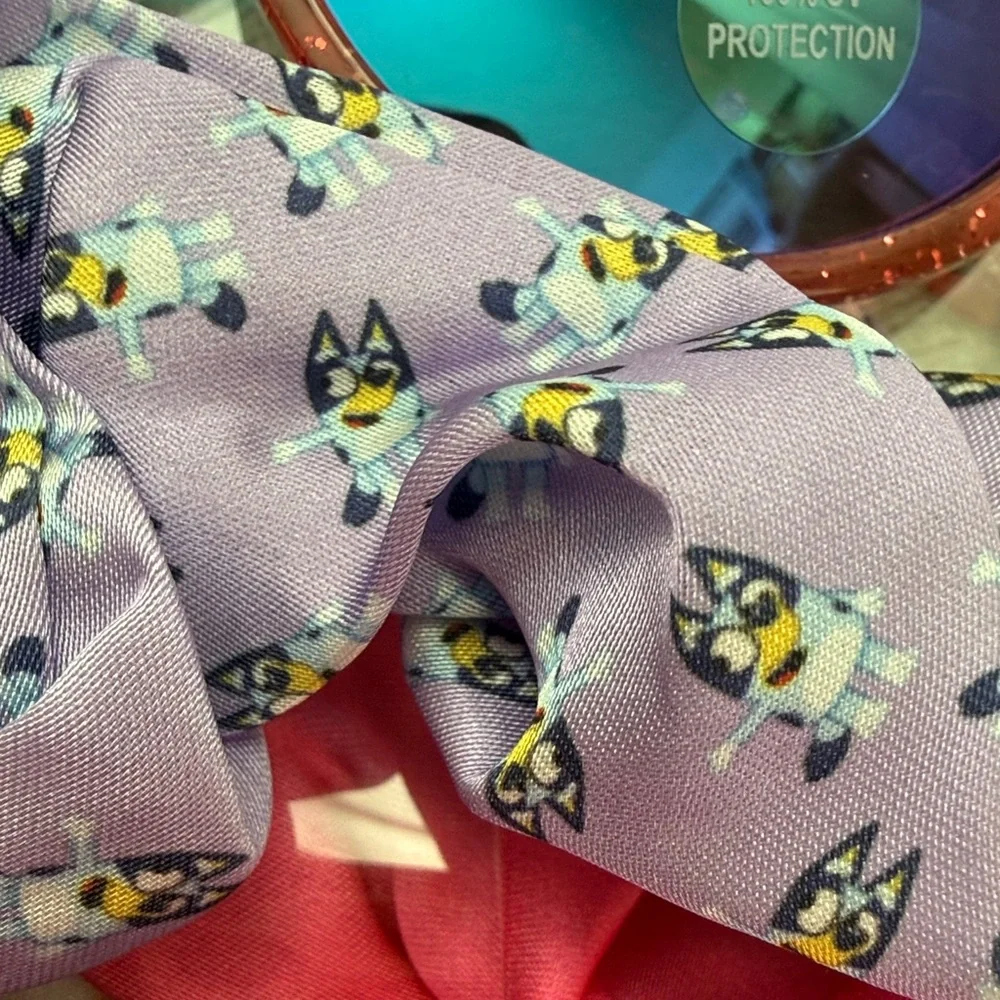 Kids Sunglasses & Hair Ties Set - Blue and Pink , Purple and White